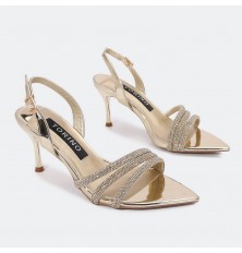 QSQ656 Crystal rope sandals