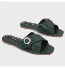 FX2997 Flat slippers with a...