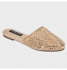 FX3004 Flat slippers with a...