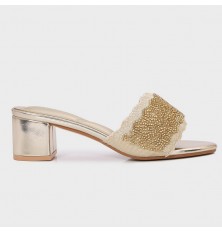 NXQ1986 Wide Heel Slippers...