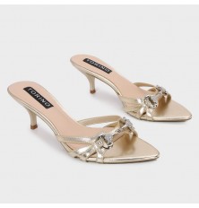 NXQ1989 نعال كعب من الجلد...