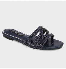 ZX2917 shiny flat slippers