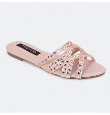 ZX2921  نعال مسطح بألوان أنيقة