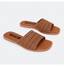 ZX2944 نعال مسطح كاجوال ذو...