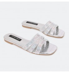 ZX2627 Flat slippers with a...