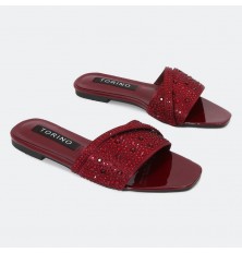 ZX2629 نعال مسطح لامع أنيق...