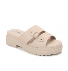 Open toe platform heeled...