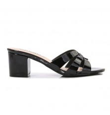 Women's wide-heeled slide...