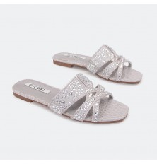 Torino flat slide slippers...