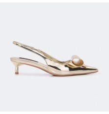 QSQB5 Shiny sandals with a...