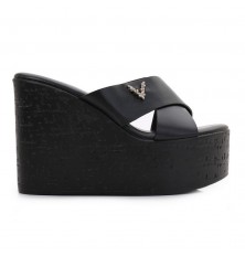 Stylish X-shaped wedge shoes