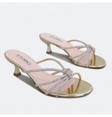 Stylish heeled evening...