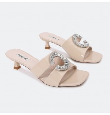 patent leather small heel...