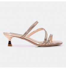 HXQ474 Small heel slippers...