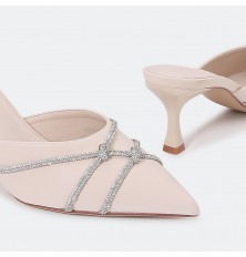 HXQB49 نعال كعب ذو مقدمة...