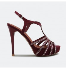 صندل بلاتفورم مرصع بالستراس...