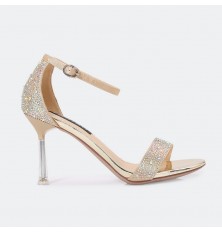 HSQ283 Shiny sandals with...