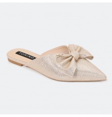 HX212 Flat slippers with a...