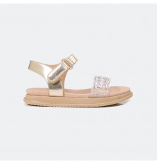 girlie sandal embossed with...