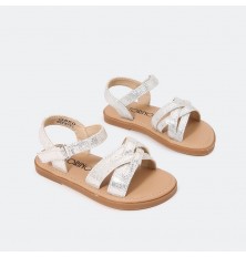 girlie sandal with leather...