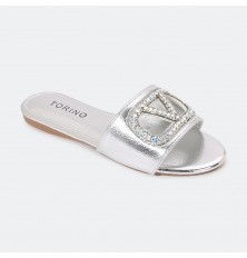 FGX1 نعال بناتي مزين ببروش...