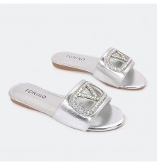 FGX1 نعال بناتي مزين ببروش...