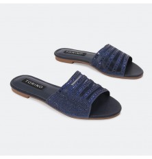 FX2615 Flat slippers with...