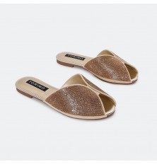 FX2680 Flat slippers with a...