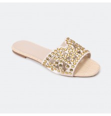 G-M-744 نعال مسطح بناتي أنيق