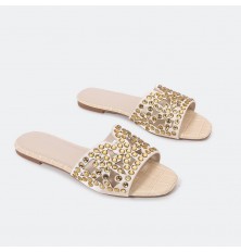 G-M-744 نعال مسطح بناتي أنيق