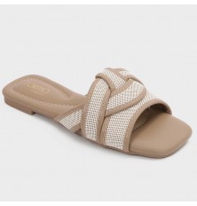 KX2773 Patterned flat slippers