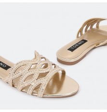 ZX2712 Flat slippers with a...