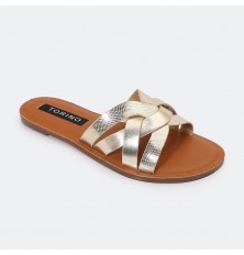 ZX2737 نعال مسطح بخامة من...