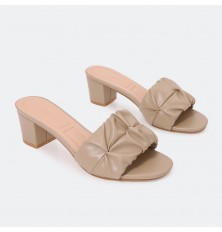 BXQ1433 نعال كعب بتصميم مميز
