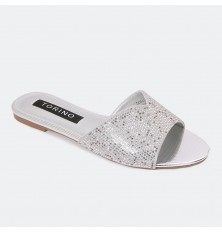 ZX2641 نعال مسطح من الجلد...