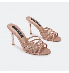 QXQH5 نعال كعب عالي بتصميم فخم