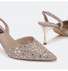 QSQB32 Strass Pointed-toe...