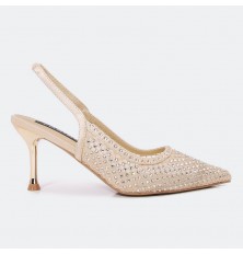 QSQB57 Tulle Sandals with...