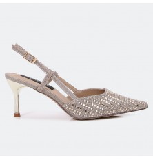 QSQB59 Sandals with a shiny...