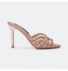 QXQH5 نعال كعب عالي بتصميم فخم