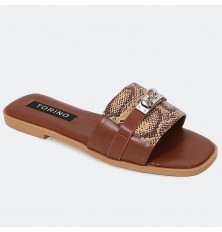 ZX2742 نعال مسطح بمقدمة...