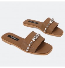 ZX2745 نعال مسطح مع ابزيم...