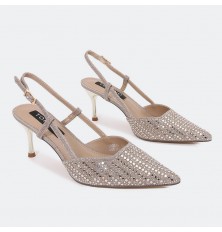 QSQB59 Sandals with a shiny...