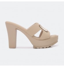 WOMENS SLIPPER WITH HEEL...