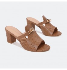 BXQ1763 نعال كعب عريض بخامة...