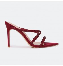 QXQ1959 نعال كعب عالي مزين...