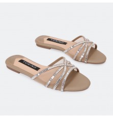 ZX2969 Flat slippers with...