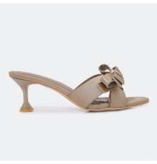 ZXQ1888 نعال كعب أنيق مزين...