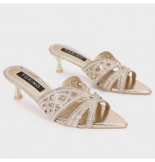 ZXQ1911  نعال كعب لامع ذو...