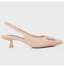 ZSQB76 short heel slingback...